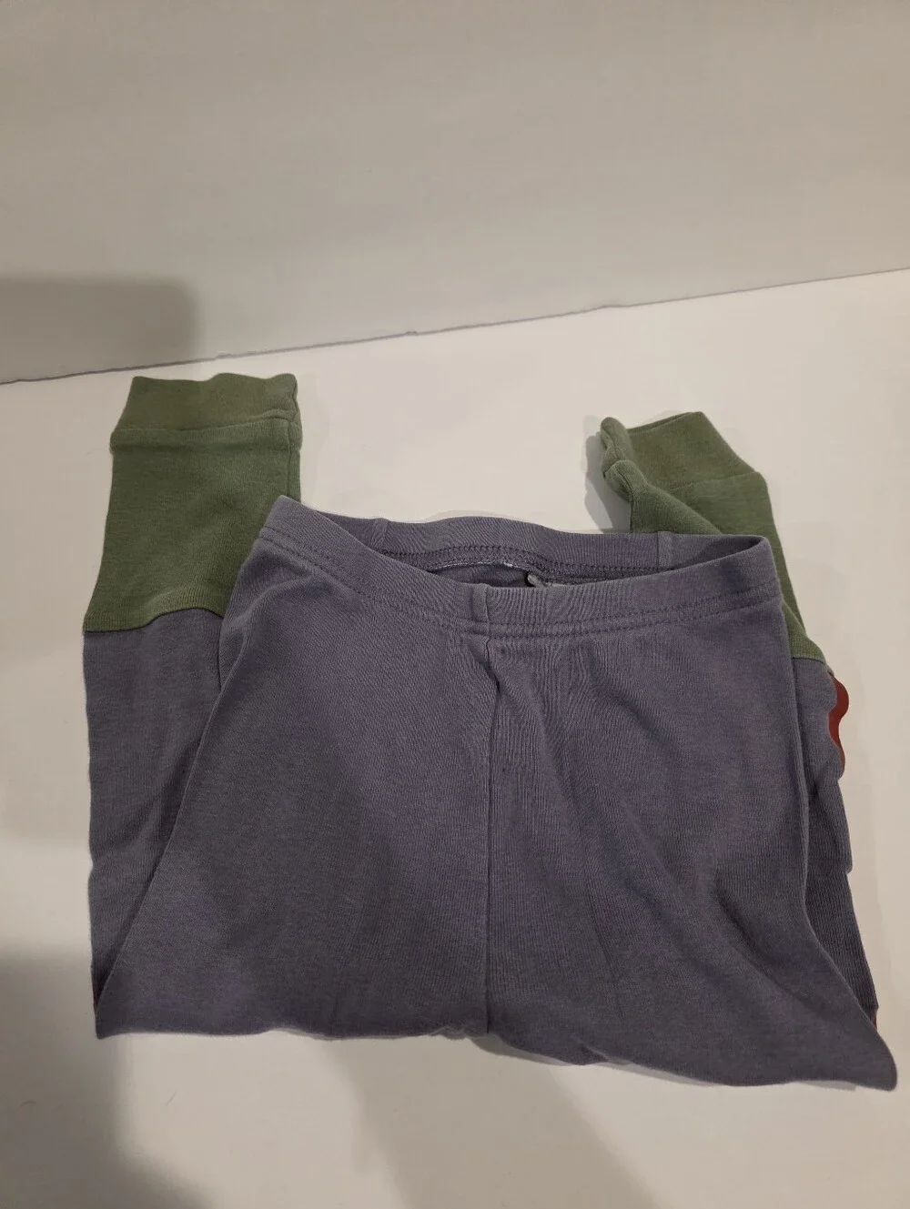 Kids Colorblock Thermal Hulk Pjs - Blue with Green Cuffs Baby Gap Size 2 Organic